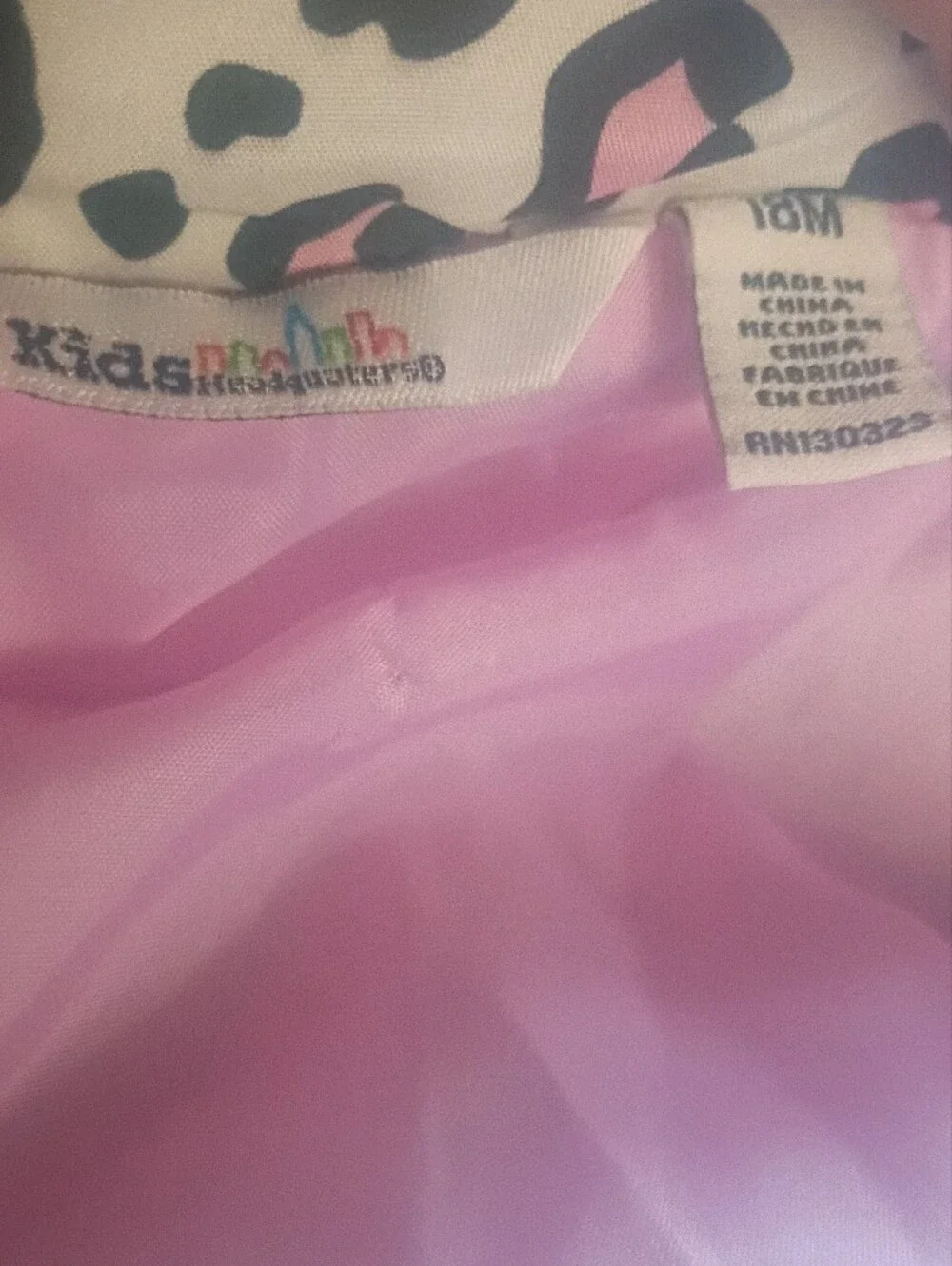 Kids Headquarters Leopard Print Vest with Pink Lining